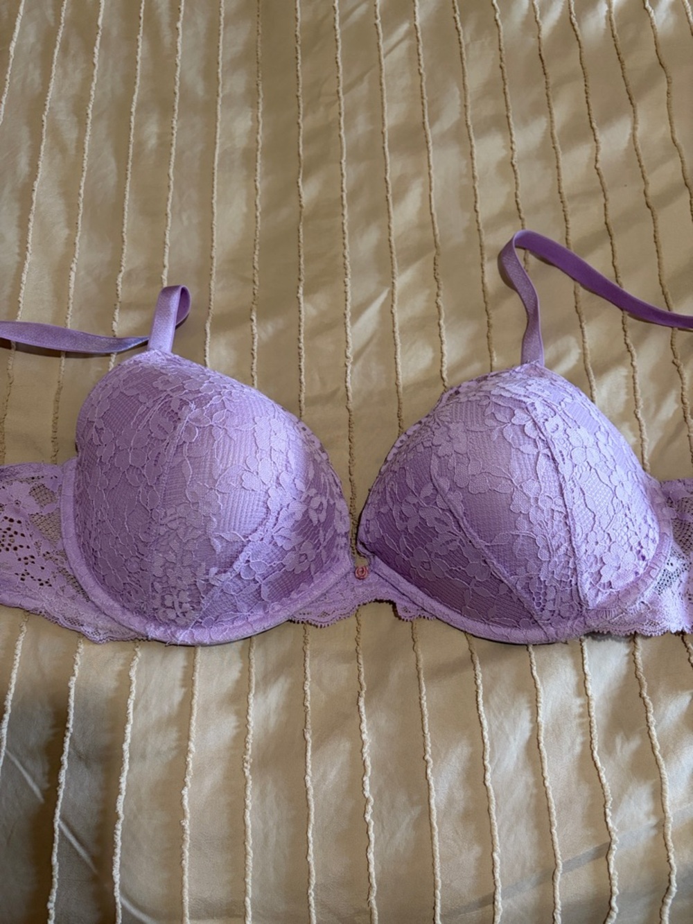 VS Lilac Lace Push-Up Bra - Women Intimates & Sleepwear
